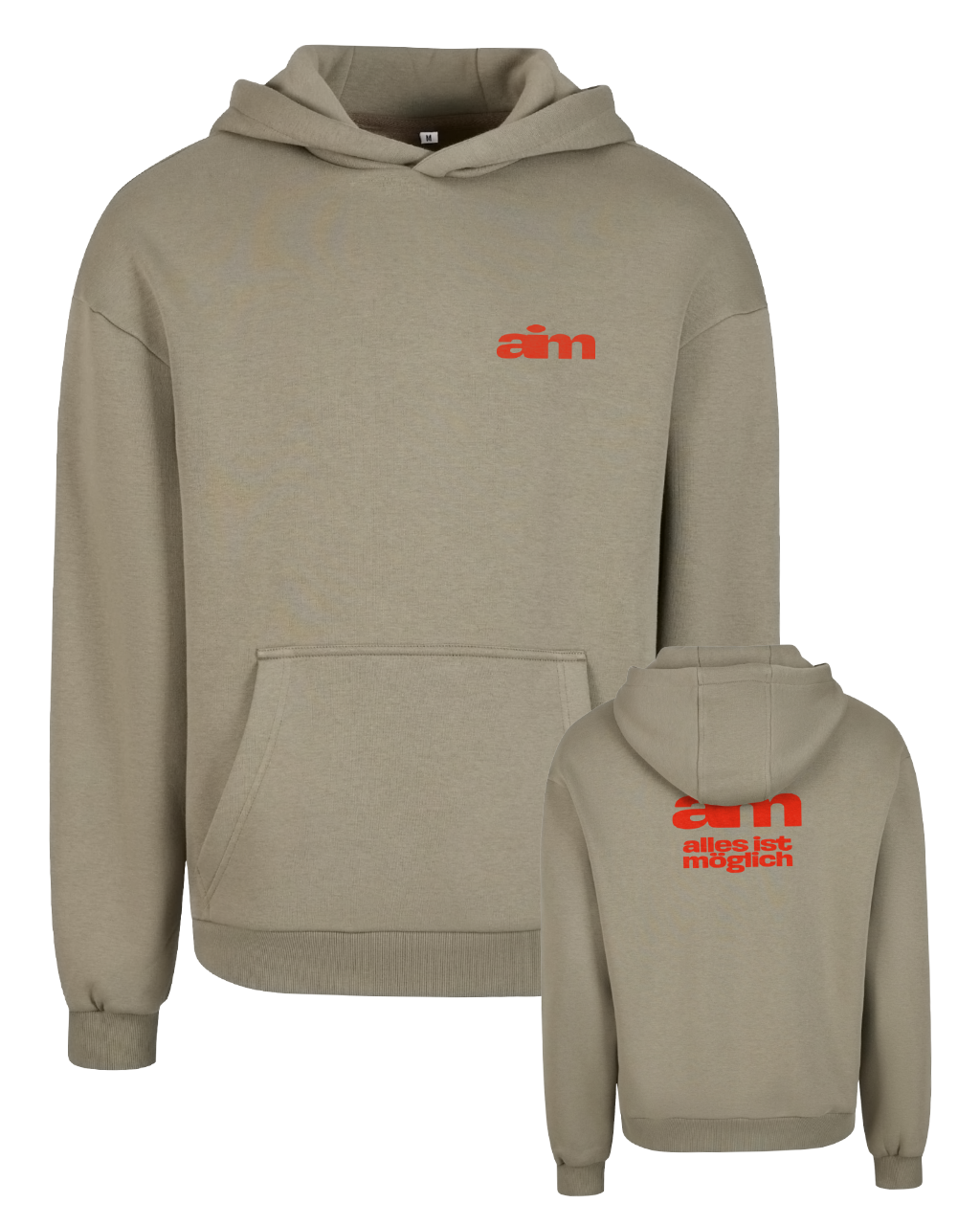 Aim Music - aim Logo Fluffy Hoodie [olive]