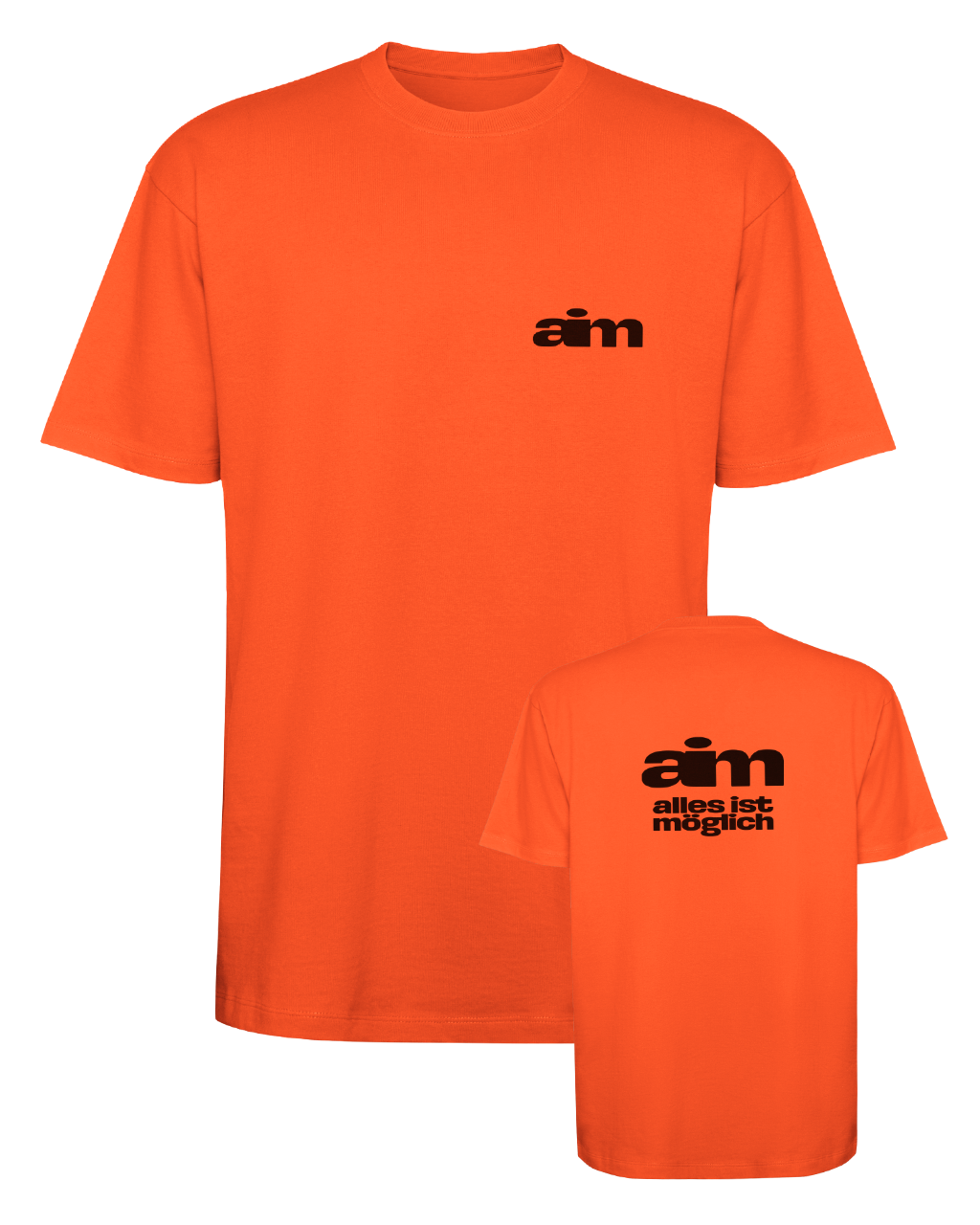Aim Music - aim Logo Oversized Shirt [orange]