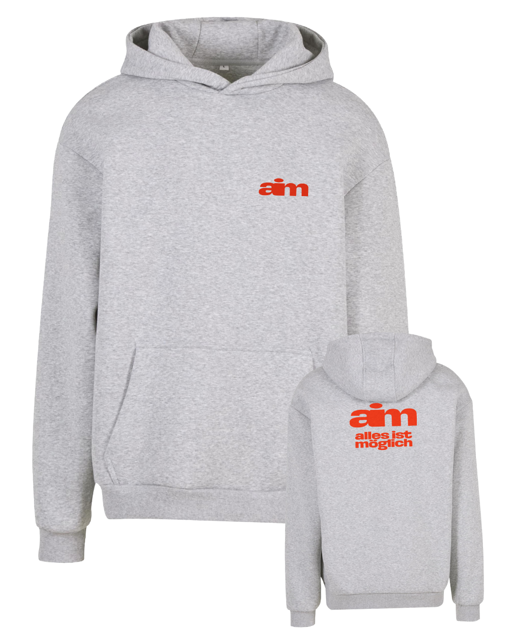 Aim Music - aim Logo Fluffy Hoodie [grey]